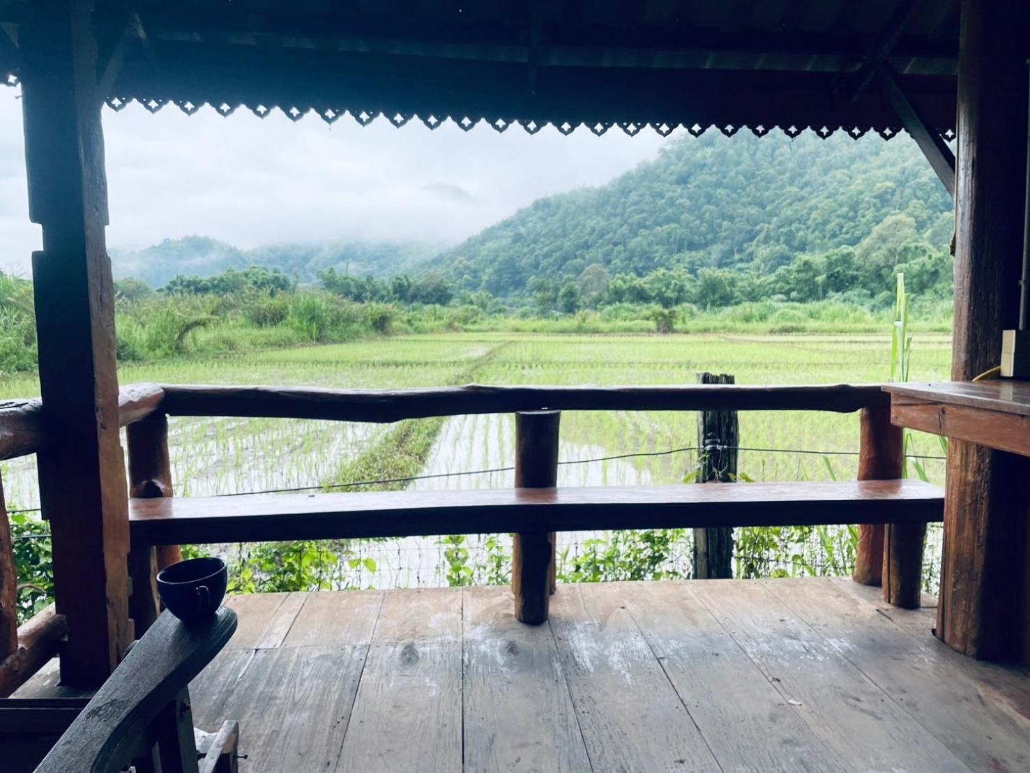 บ้านสวนวิวทุ่ง Ban Mae Sap Nua ภายนอก รูปภาพ