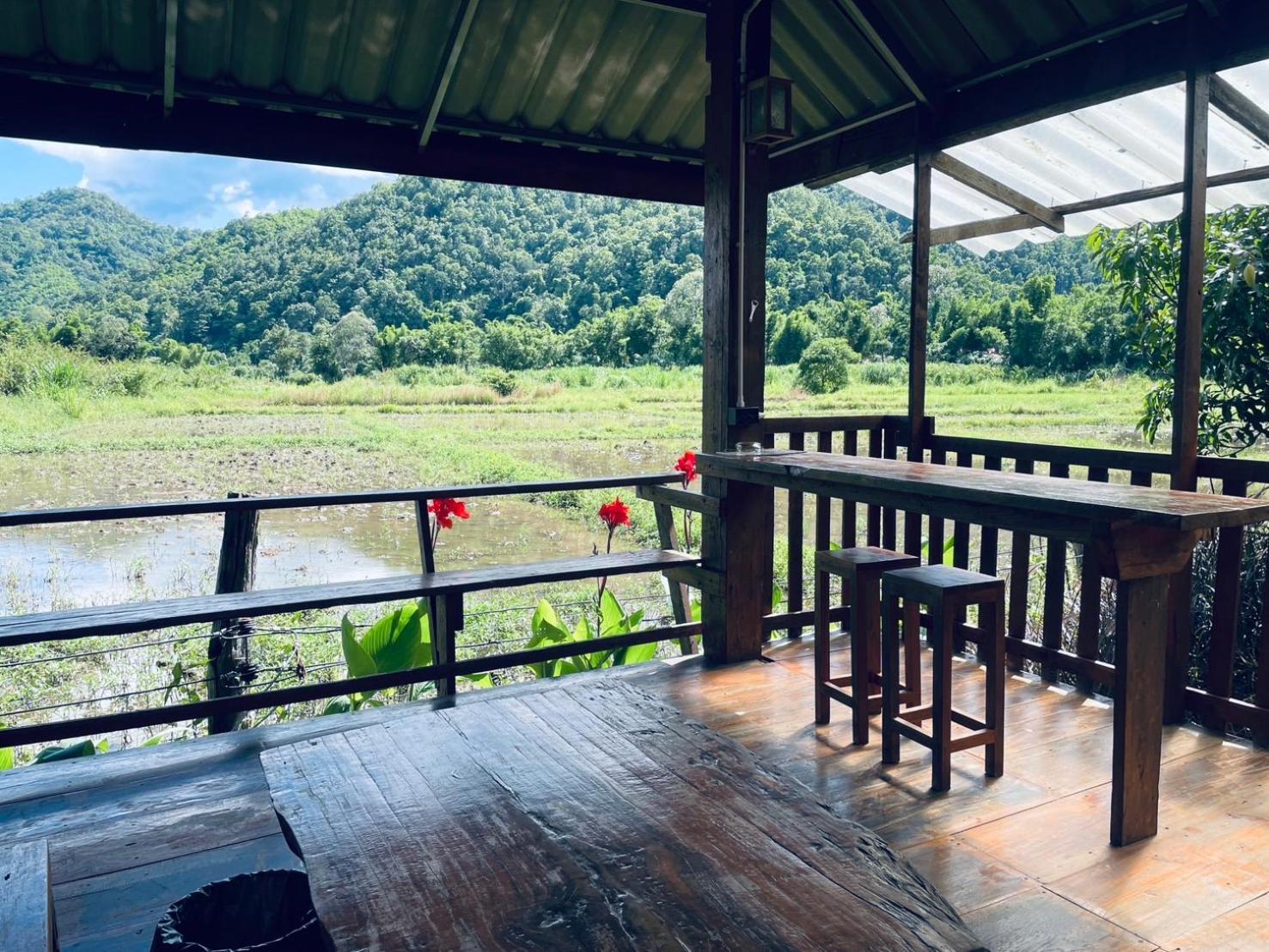 บ้านสวนวิวทุ่ง Ban Mae Sap Nua ภายนอก รูปภาพ
